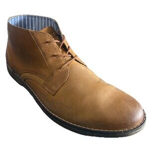 Sperry  Top Sider Men’s 12M Newman Chukka Tan Leather Water Resistance Boots